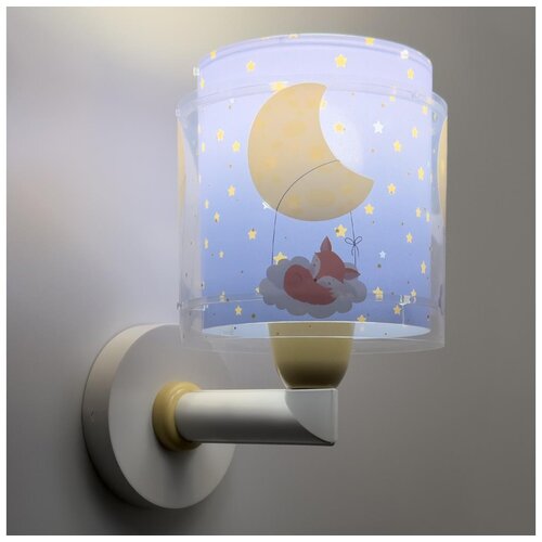 Dalber 76639 - Dečija zidna lampa MOON DREAMS 1xE27/15W/230V plava Cene