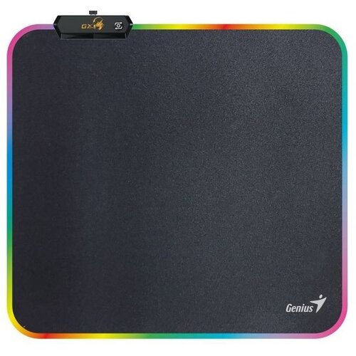 Genius GX GAMING GX-Pad 260S (31250018400) RGB, tekstil, črna, 260x240x3 mm Gaming podloga, (5000262318) Slike