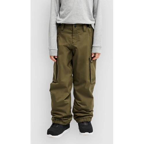 Quiksilver Snow Down Cargo Kids Hlace grape leaf Slike