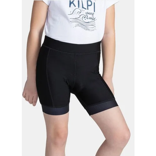 Kilpi Kids cycling shorts PRESSURE-J black