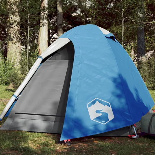 Šator za kampiranje za 2 osobe plavi 254x135x112 cm taft 185T