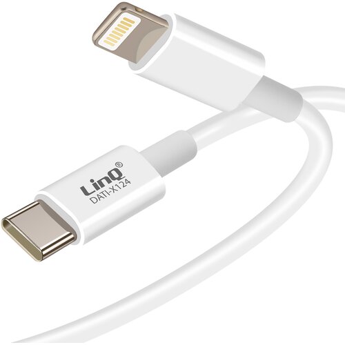 LINQ 20 W USB-C v Lightning kabel za iPhone in iPad, Bela, (5000220177) Cene