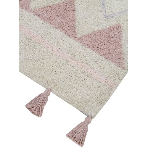 Lorena Canals Preproga iz bombaža Azteca Natural Vintage Nude - 120x160 cm Slike