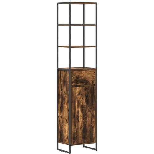vidaXL Kopalni&scaron;ka omarica Dimni hrast 40 x 30 x 180 cm Konstruiran les, (5000092650) Cene