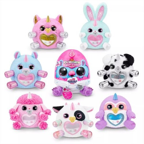  zuru: rainbocorns posvoji-korn pli&amp;scaron;asta figura, serija 1 - 19 cm Slike