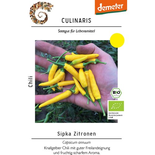 Culinaris Bio čili "Sipka Zitrone" - 15 zrn. Cene