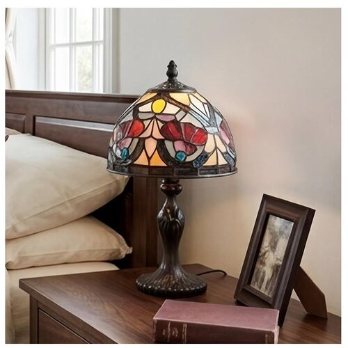  Quoizel QZ-LARISSA-TL-S - Tiffany stona lampa LARISSA 1xE14/40W/230V Cene