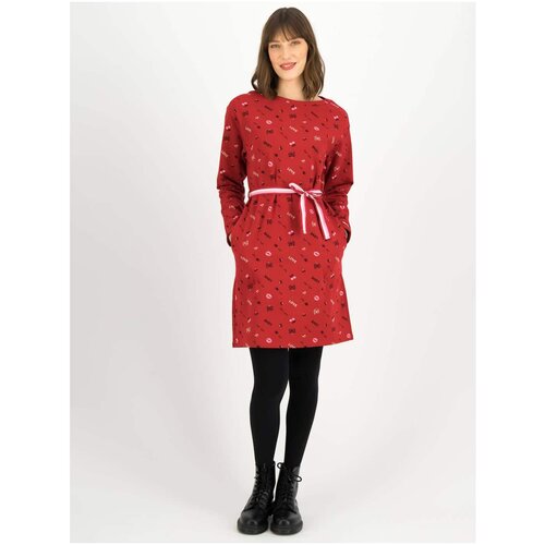 Blutsgeschwister Red Women Patterned Dress Sneakers in the W - Women Cene