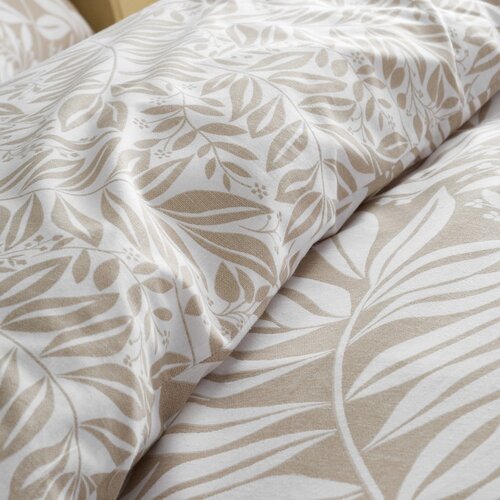 Catherine Lansfield Svetlo rjava enojna posteljnina 135x200 cm Sorrel Leaves &amp;ndash; Slike