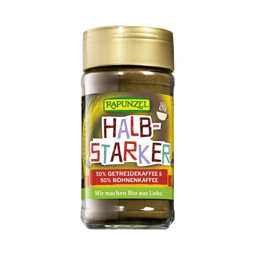 Rapunzel Bio polmočna instant kava, 50 % žitna kava in 50 % zrna Cene