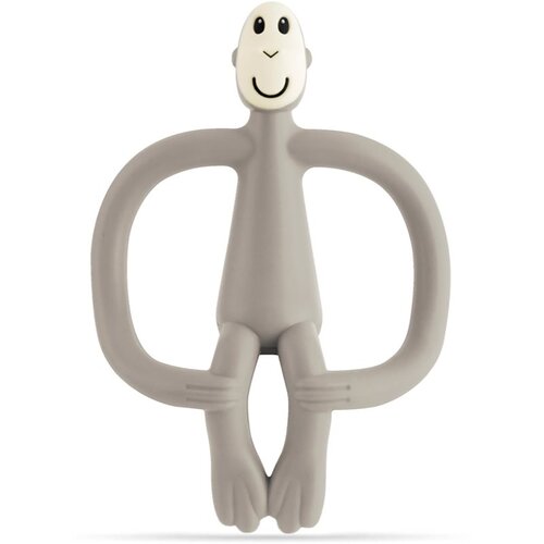 Matchstick monkey Teething Toy and Gel Applicator grickalica za bebe sa četkicom 2 u 1 Grey 1 kom Slike