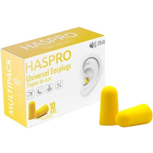 Haspro Penasti čepki za ušesa Multi10 - rumena barva (20 kosov) Cene