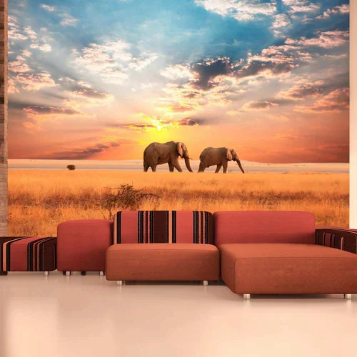  tapeta - African savanna elephants 350x270