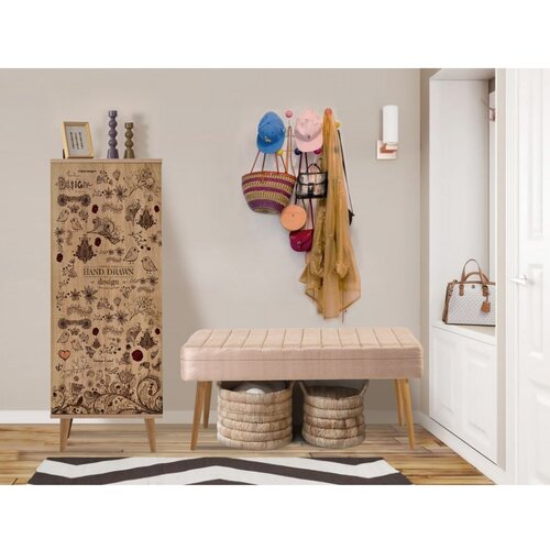 Woody Fashion Set Namje&scaron;taj za hodnik Filinta 731 0900, Prljavo roza Cijene