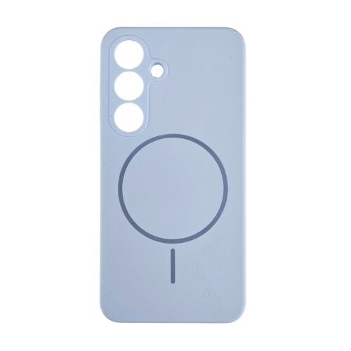 Silikonska futrola Magsafe LUX Samsung S25 + BEBI PLAVA Slike