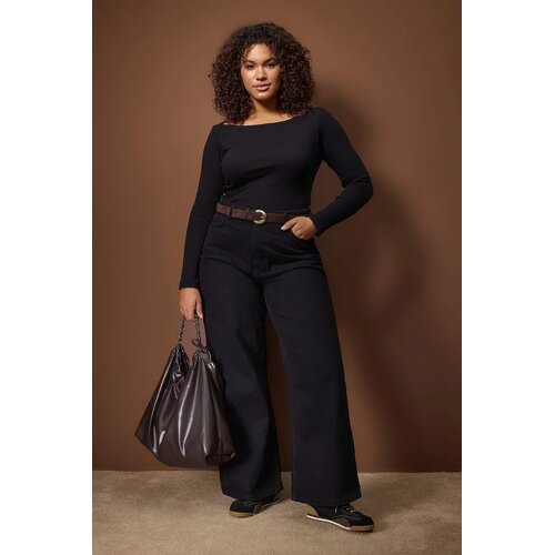 Trendyol Ženska bluza Tbbaw26Af00093, Crna Cene