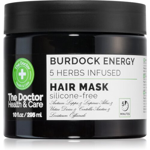 The Doctor Burdock Energy 5 Herbs Infused maska za učvr&amp;scaron;ćivanje za kosu 295 ml Slike
