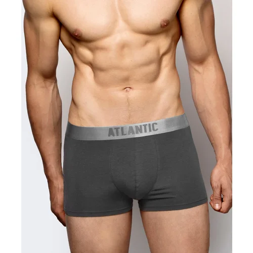 Atlantic Man Cotton Shorts Pima - dark gray