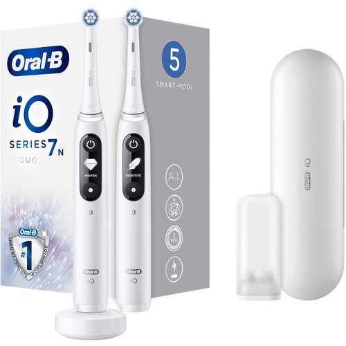 Oral-b zobna &scaron;četka io series 7N white alabaster mit 2. Handst&uuml;ck Cene