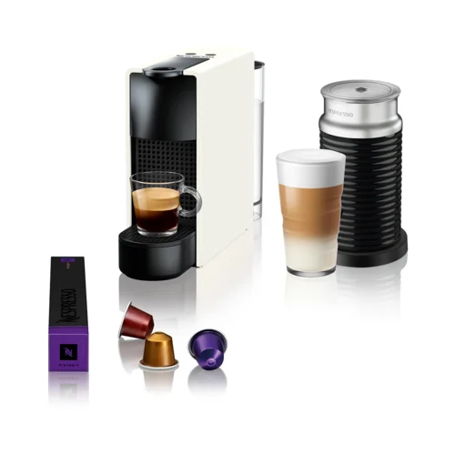 Nespresso Aparat za kavo Essenza Mini WhiteAeroccino