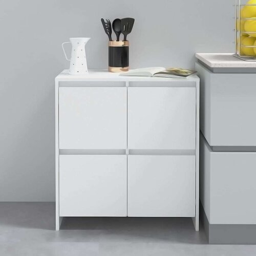 VidaXL Komode 2 kom bijele 70 x 41 x 75 cm od iverice Slike