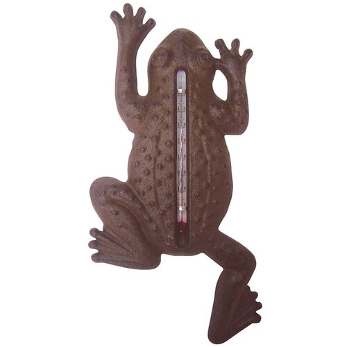 Esschert Design Stenski termometer iz litega železa Frog Cene
