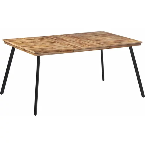  Jedilna miza 169x98,5x76 cm trdna tikovina