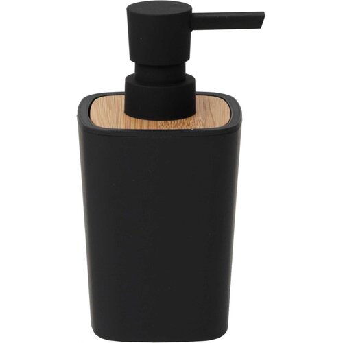 Tendance dozator za sapun 380 ml, ABS, bambus, crni Cene