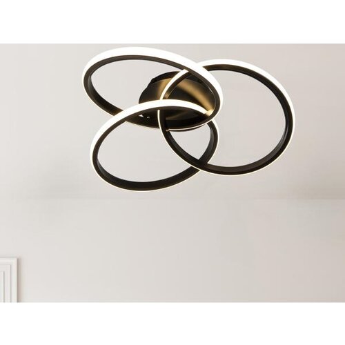  LED prigu&amp;scaron;iva plafonska svetiljka LED/70W/230V 3000-6500K crna +daljinski upravljač Slike