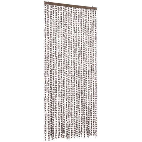 VidaXL Zavesa proti mrčesu taupe in bela 90x220 cm &amp;scaron;enilja, (20597119) Slike
