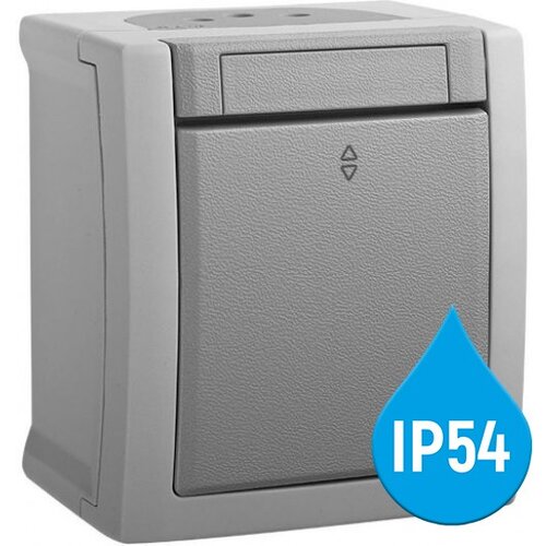 Panasonic Naizmenični prekidač OG sivi 10A 250V IP54 WPTC4003-2GR EU2 PACIFIC Cene