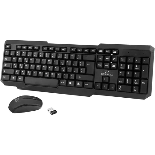 Esperanza TK108 Keyboard + USB mouse Black