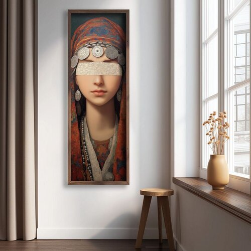 WALLXPERT LAC127-150 Multicolor Decorative Framed MDF Painting Cene