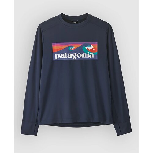 Patagonia Cap Sw Kids Longsleeve T-Shirt boardshort logo / new navy Slike