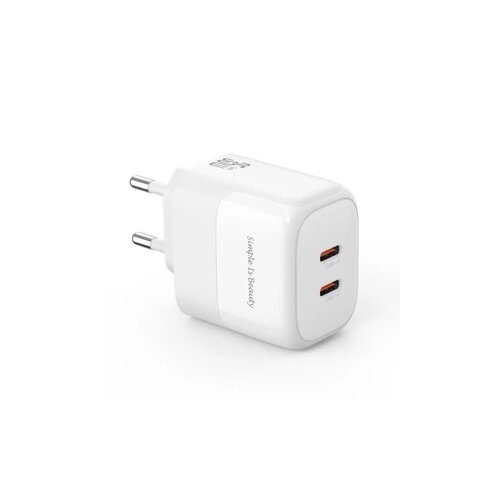XO Gan L140, 35w, 2 x Tip-C, White Kućni Punjač Cene