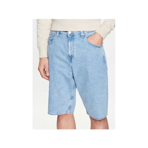 Tommy Jeans Jeans kratke hlače Aiden DM0DM16156 Modra Baggy Fit