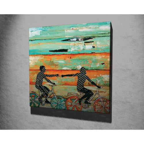 Wallity Slika na zidu na platnu 45x45cm Cijene