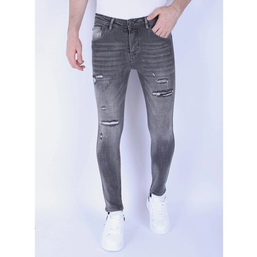 Local Fanatic Kavbojke slim 146971757 Siva Cene