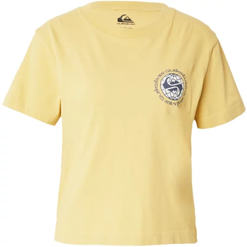 Quiksilver Majica 'UNISCREENSS' mornarsko plava / pastelno žuta / bijela