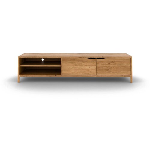 The Beds TV komoda od punog hrasta u prirodnoj boji 200x48 cm Twig – Cijene