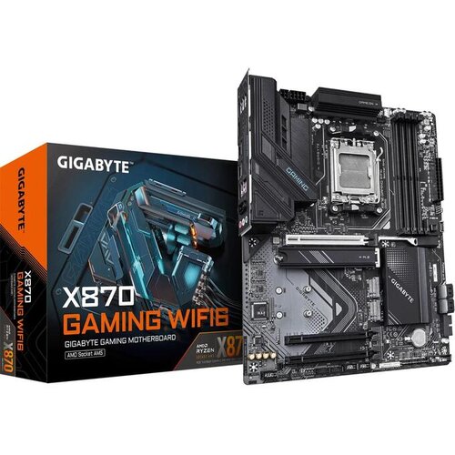 Gigabyte matična ploča AM5 X870 Gaming Wifi6 4XSDR5 8200Mhz (Oc), 1XSpace16 5.0, 2XSpace16 3.0, 4XSSATAII, 3XSM.2, HDMI, 2.5GbE Cijene