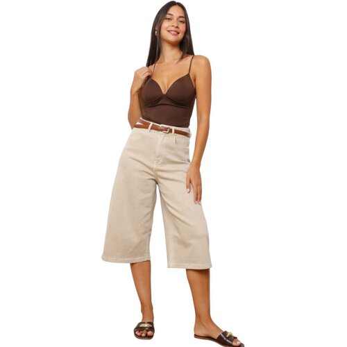 La Modeuse Jeans 3/4 &amp;amp; 7/8 79358_P188757 Bež Slike