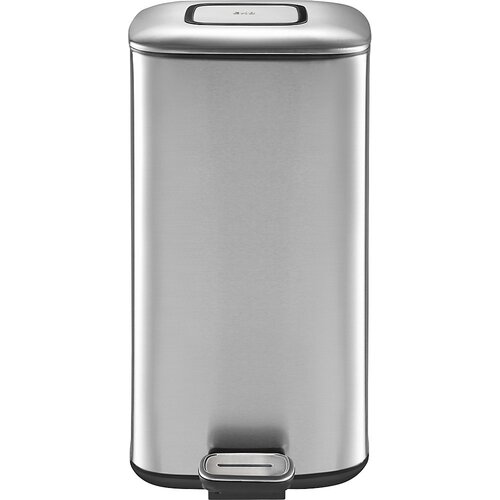 EKO Zbiralnik odpadkov s pedalom, z oglenim filtrom, prostornina 20 l, VxŠxG 531 x 270 x 355 mm, nerjavno jeklo Cene