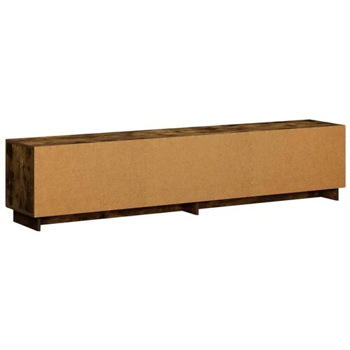  TV stalak 180 x 34 5 x 40 cm Dimljeni hrast Konstruirano drvo - Dimljeni hrast 179.5 x 34.5 x 40 cm Slike