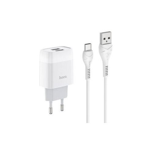 Hoco hišni polnilec C73 2,4A 2x USB vtič s polnilnim kablom Type C Cene