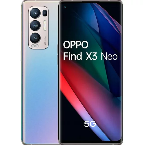 Oppo Pametni telefon Find X3 Neo 5G 6.55' 12Gb/256Gb 90Hz srebrn, (21157493)