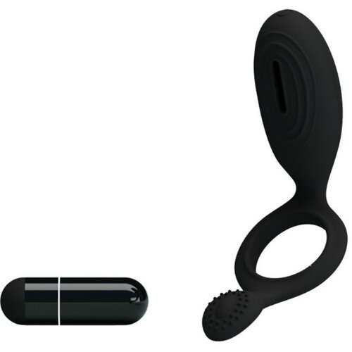 Pretty Love Anillo Vibrador Con Estimulador Ethel, (21264174) Slike
