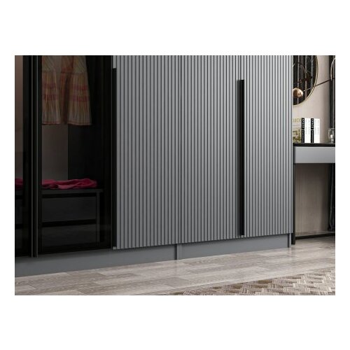 Hanah home Ormar Kale Plus 315x210x52cm Sivi Slike
