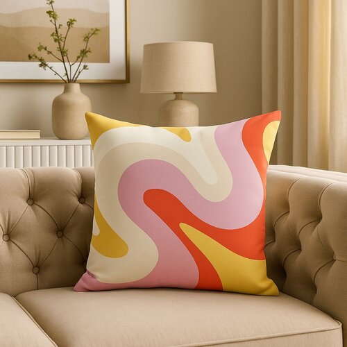 Mila Home Prevleka za blazino 43x43 cm Raspberry Creamsicle &amp;ndash; Slike