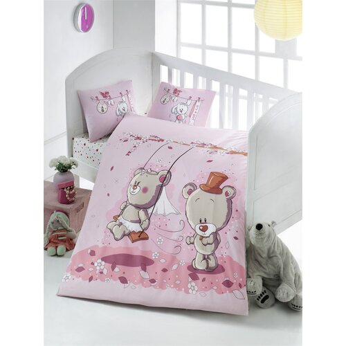 Lessentiel Maison Ranforce posteljina za bebe Pink Dream Cene